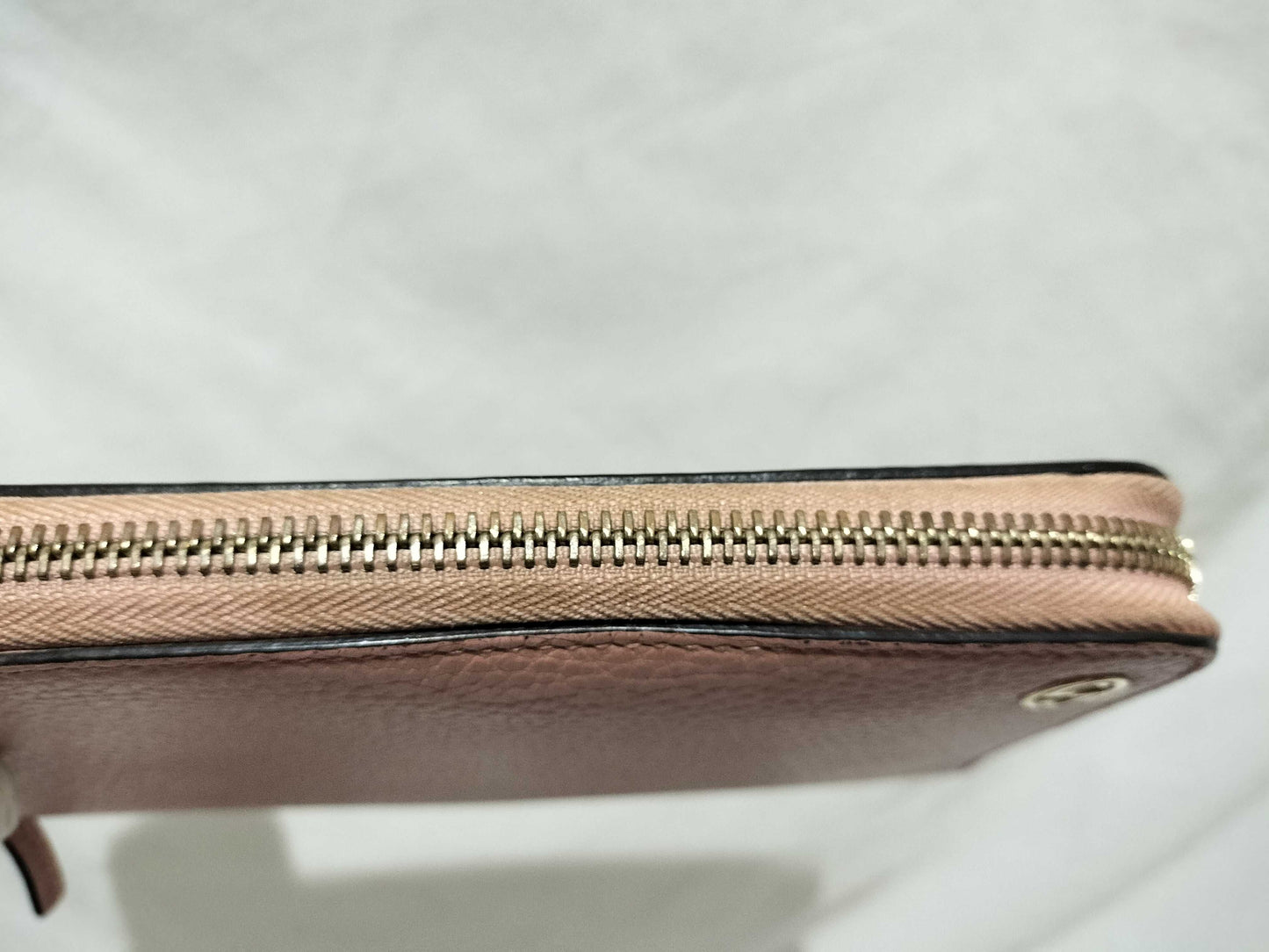 (10463_0062) GUCCI 449347/2067 Round Zip Long Wallet Wallet