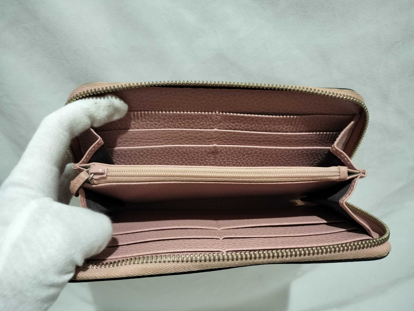 (10463_0062) GUCCI 449347/2067 Round Zip Long Wallet Wallet