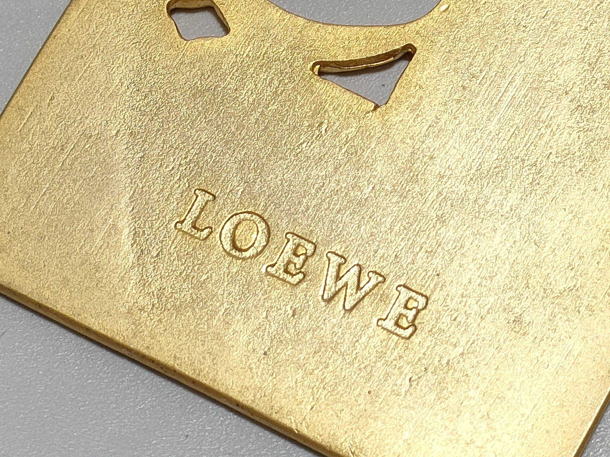 LOEWE gold accessories, key holders, etc. Key cases and key holders