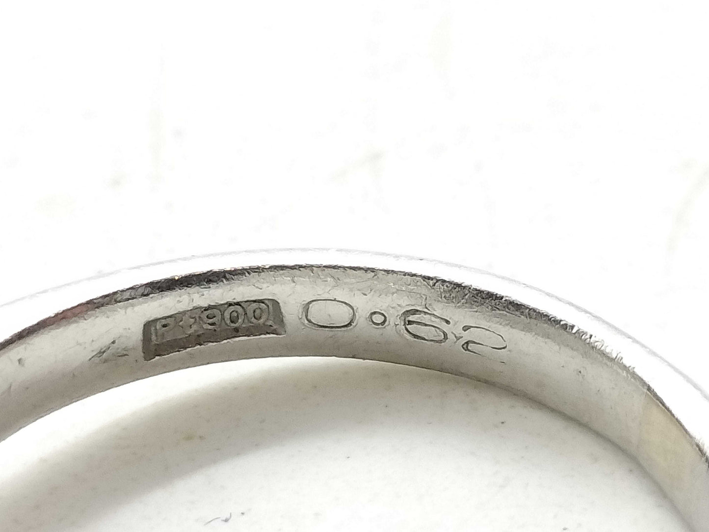D0.62ct Pt900 6.8g Ring