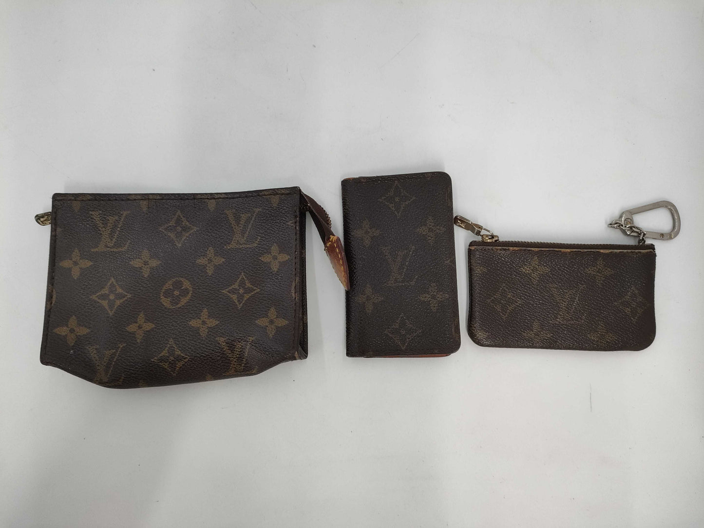(10463_0036) LOUIS VUITTON Monogram 3-piece set of accessories Other accessories