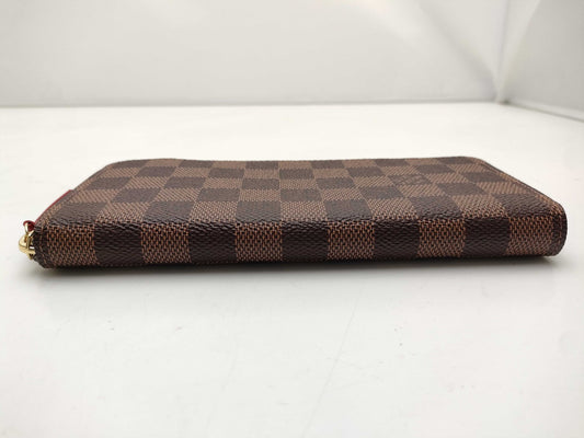 LOUIS VUITTON Damier N60534 Portefeuille Clemence Cerise Wallet