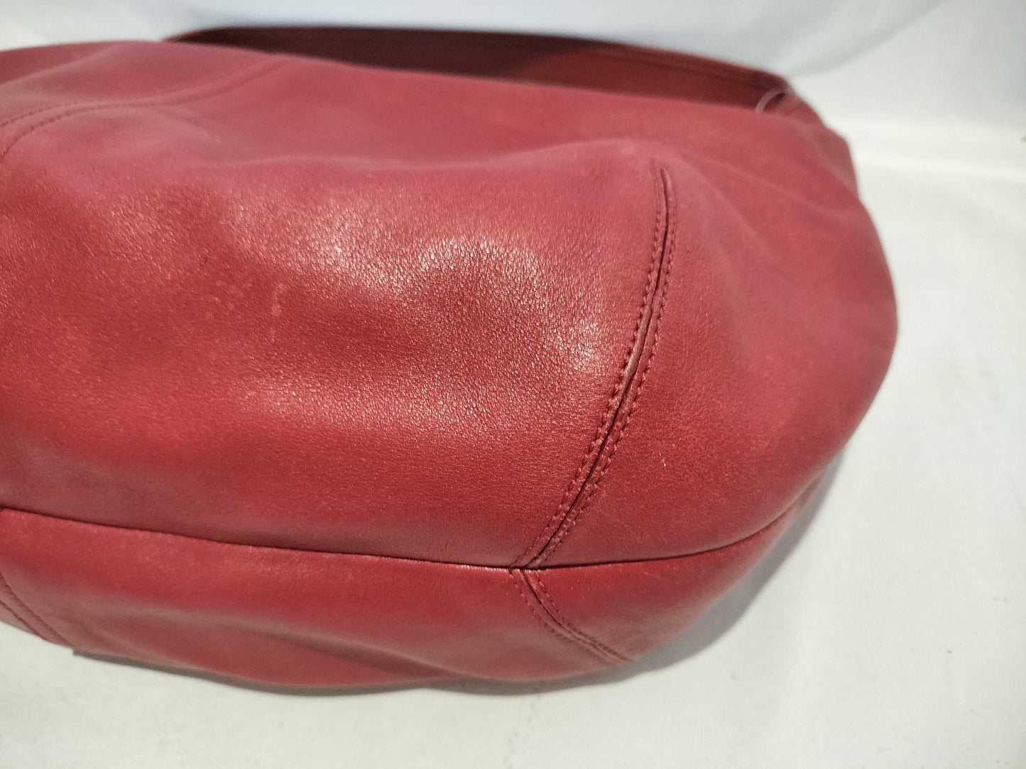 COACH Old Coach/9221/One Shoulder/Red Shoulder Bag