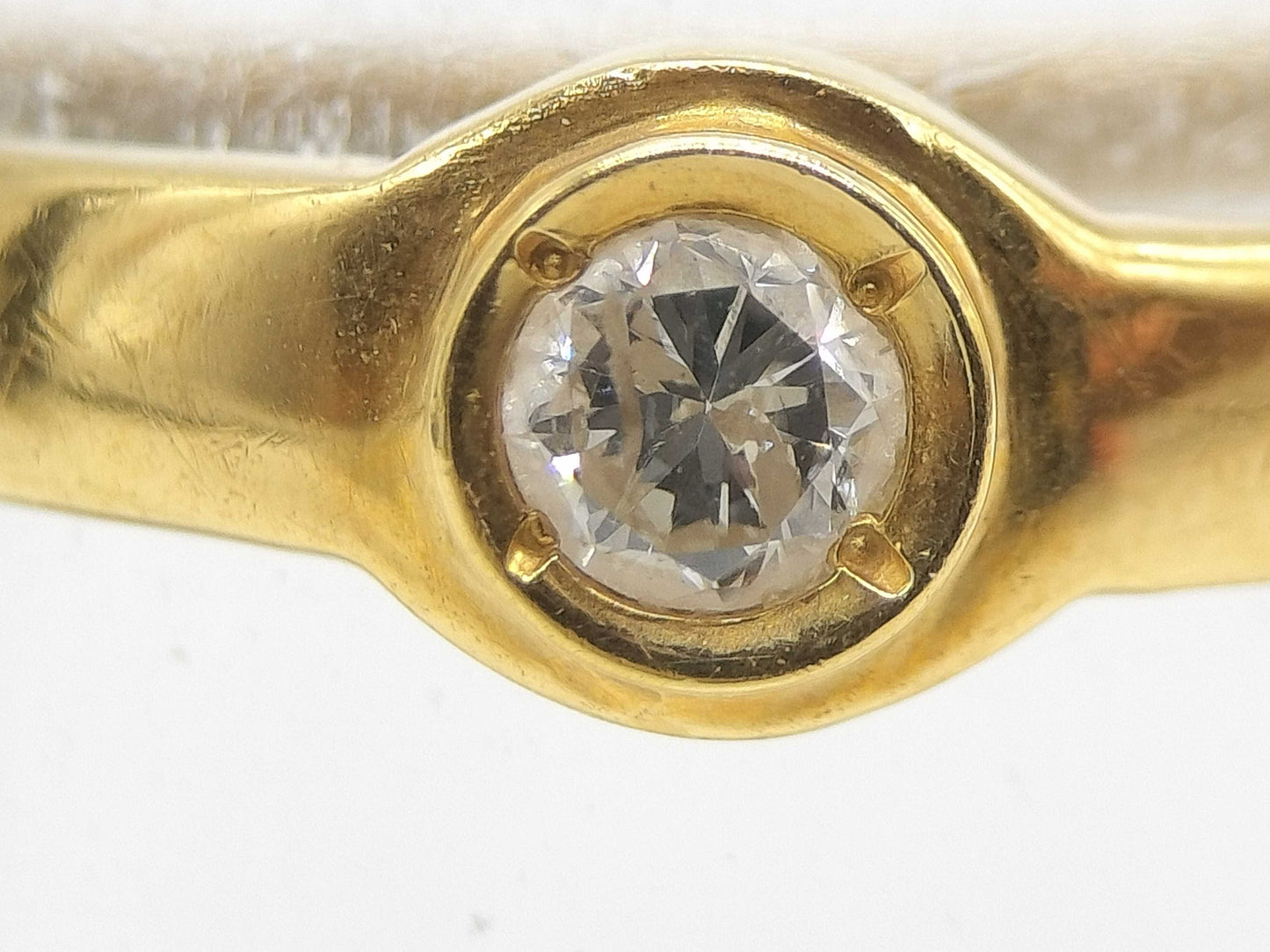 D0.12ct K18 1.5g Ring