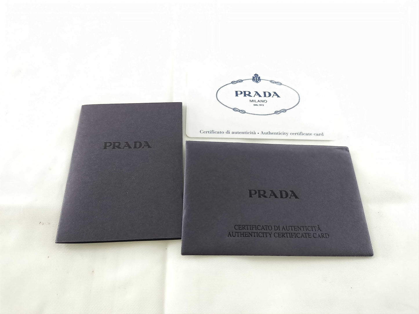 PRADA Nylon 2-way Shoulder Bag, Navy, 1BG093