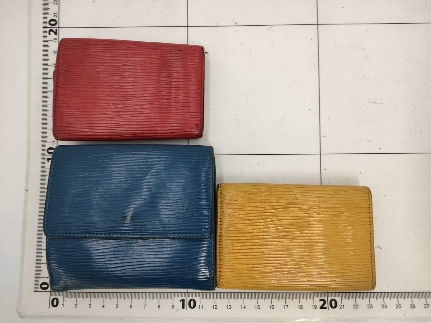 (10463_0018) LOUIS VUITTON Epi Wallet/Key Case 3-Piece Set Other Accessories