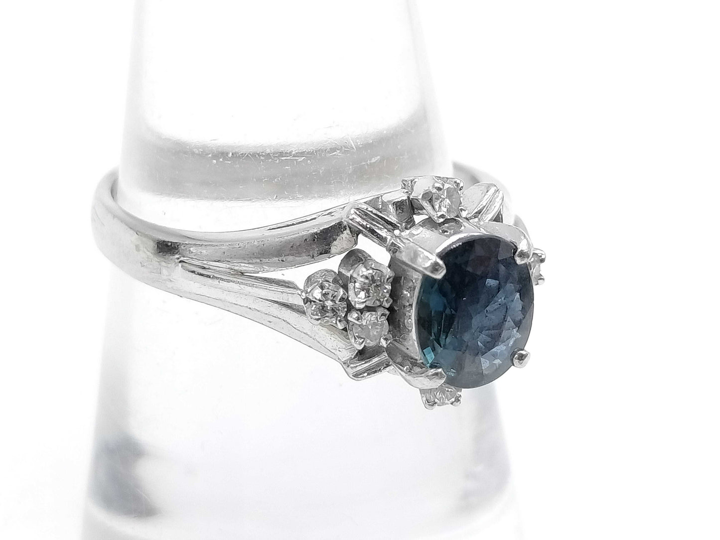 S0.72ct D0.11ct PT900 5.5g Ring