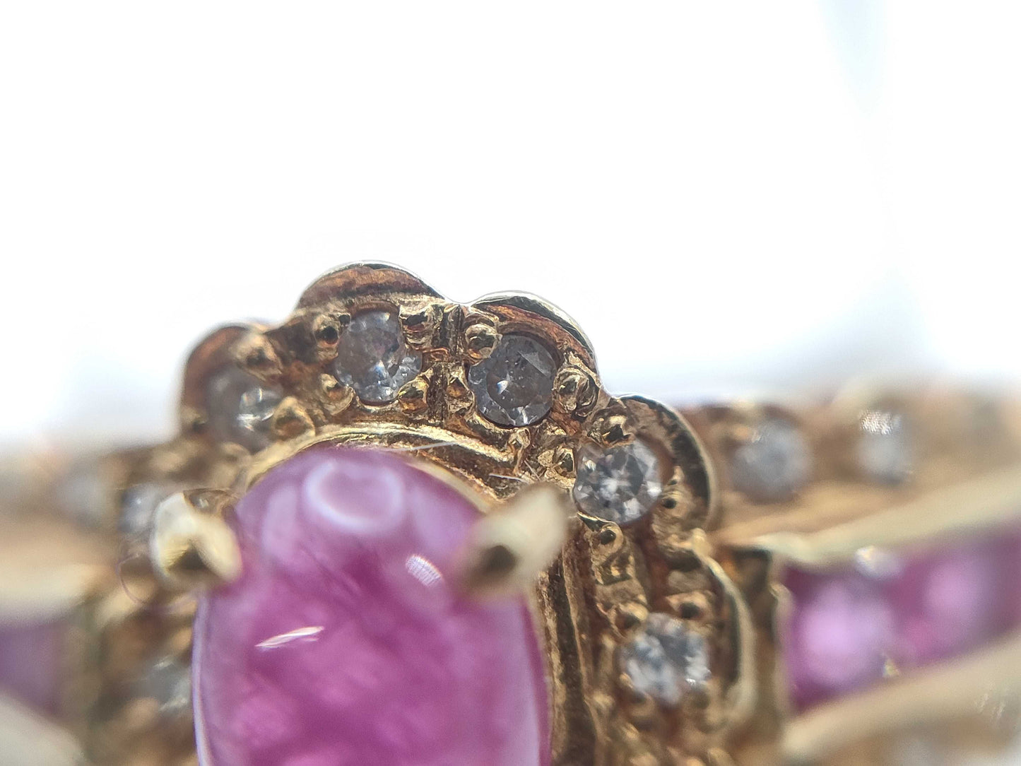 R1.00ct D0.12ct K18 3.6g Ring