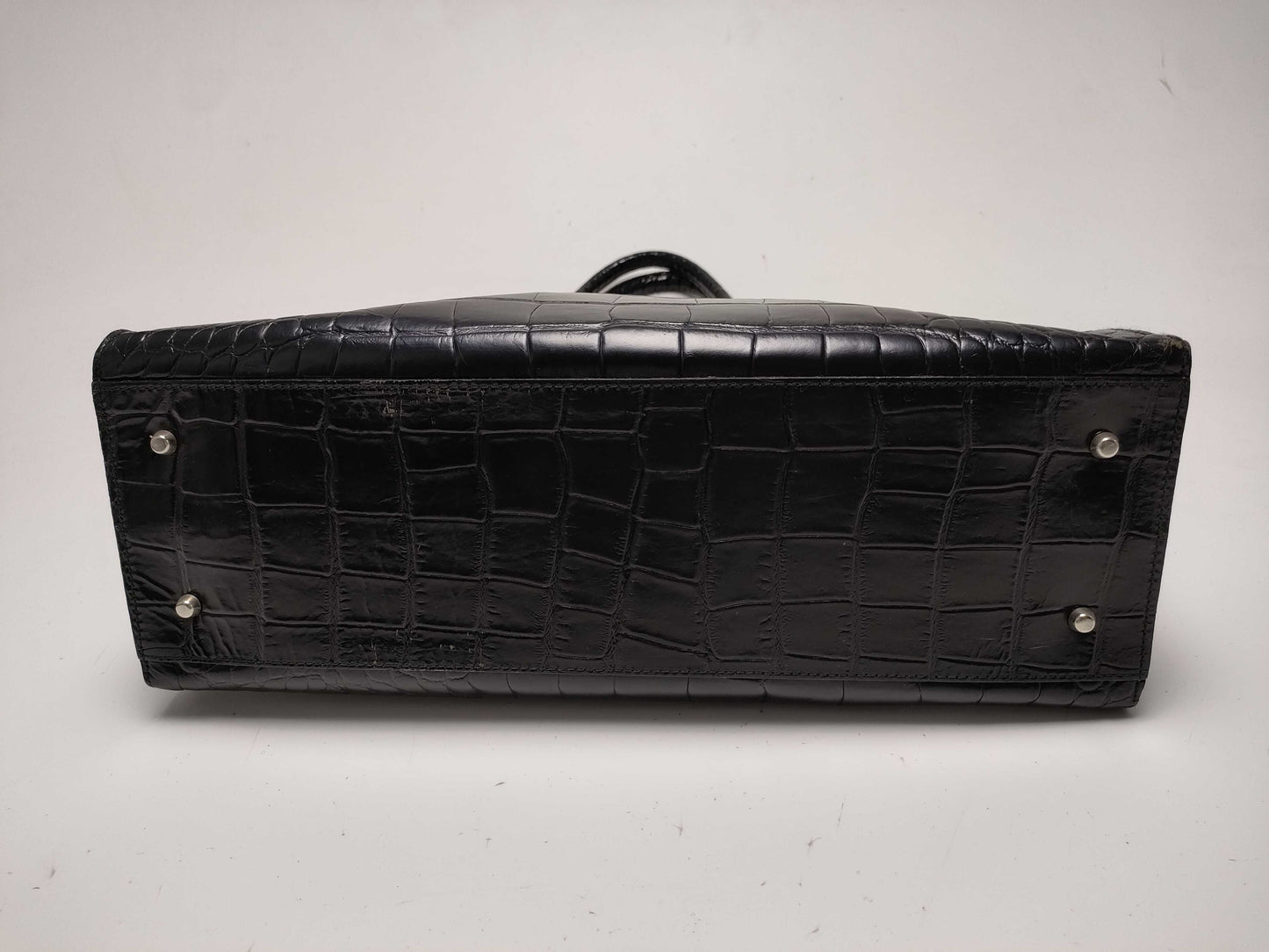 FURLA Embossed Crocodile Bag Handbag