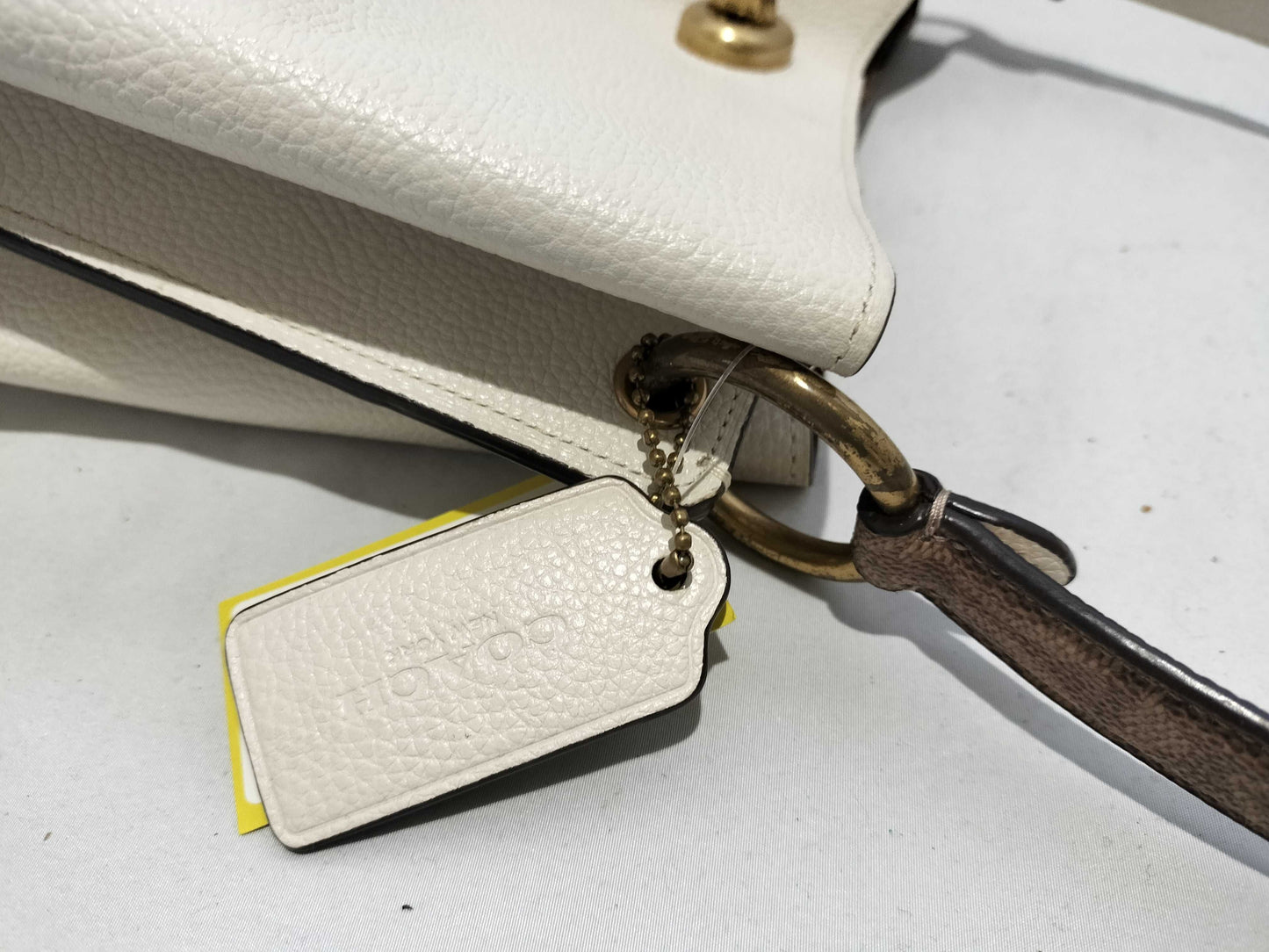 COACH 76365 2-Way Tote Bag Leather Shoulder Bag