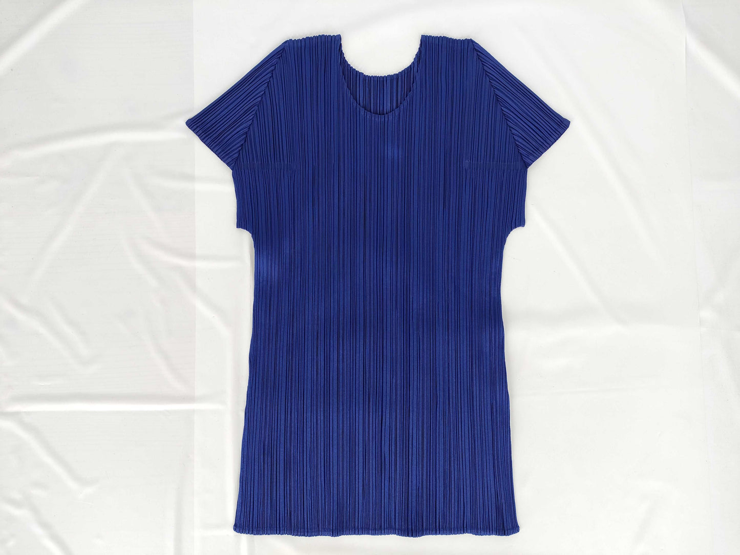 ISSEY MIYAKE Pleats Please / PP93-PE961 / Sleeveless / Design Top / Blue / Tag Included Top