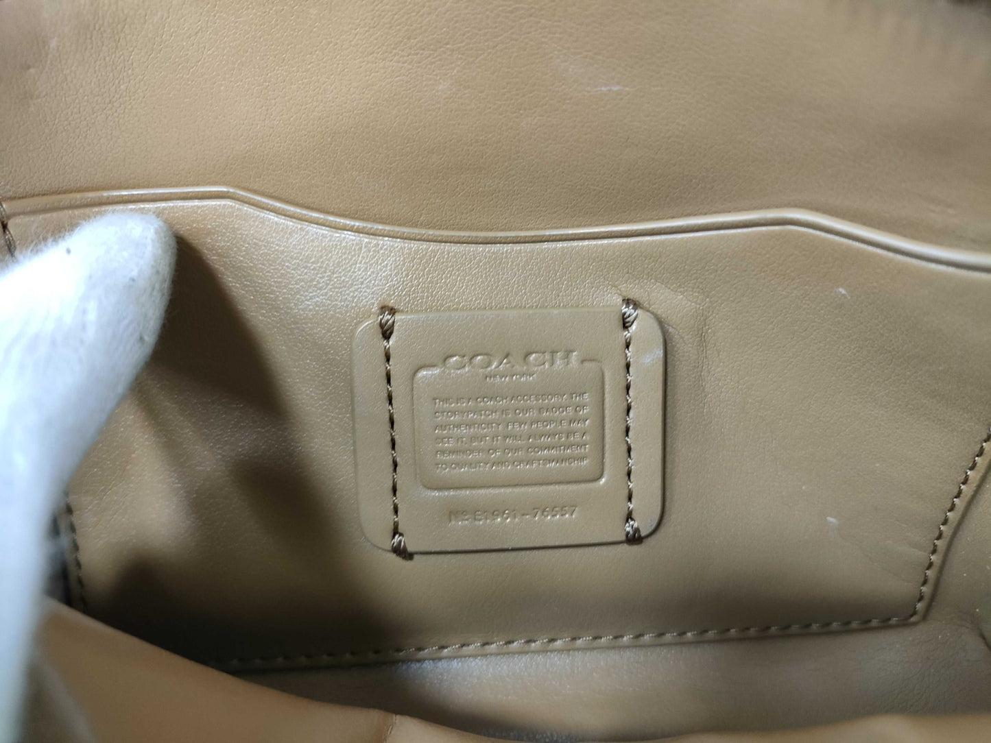 COACH Cosmetic Pouch Set 76557 Pouch