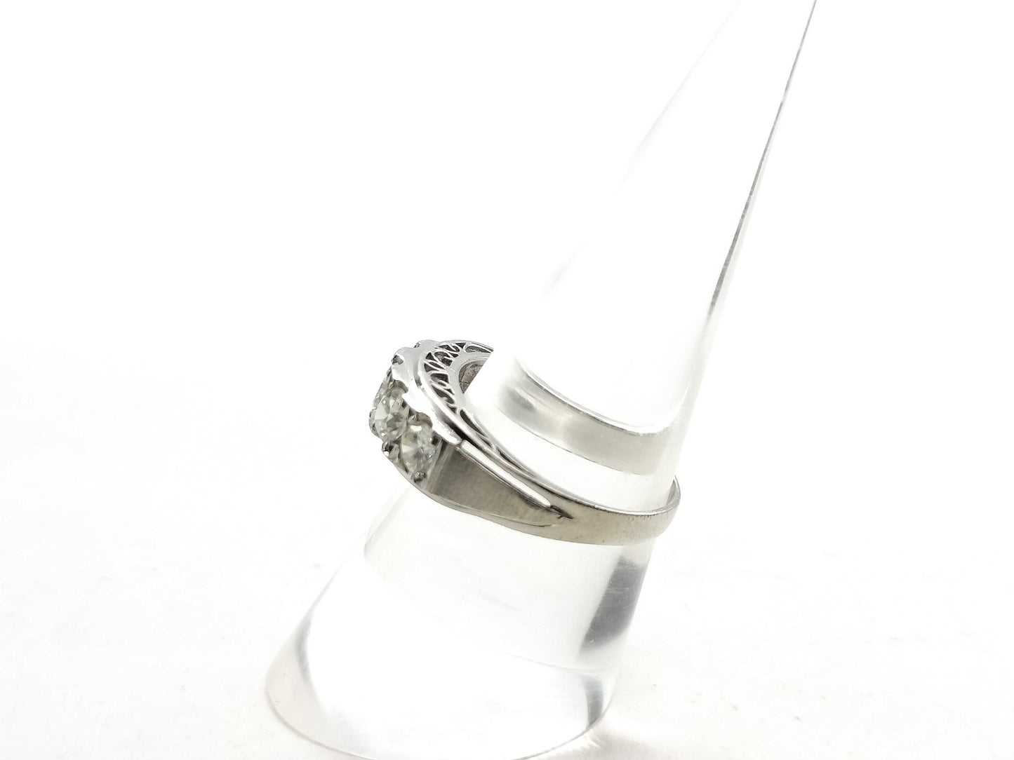 D1.00ct Pt900 4.2g Ring