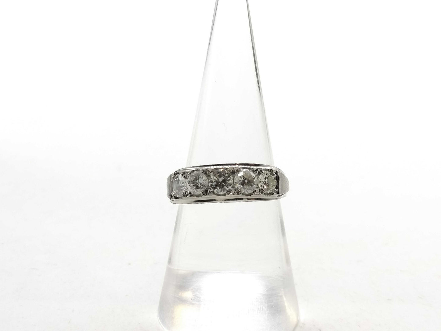 D1.00ct Pt900 4.2g Ring