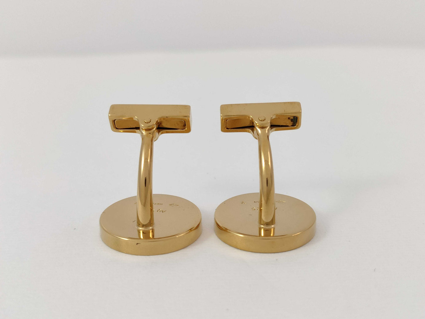 LOUIS VUITTON Bouton de Manchette Cufflinks 925 with Case