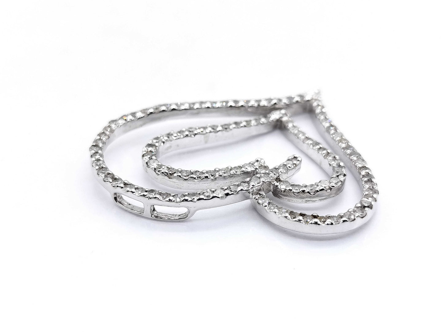 D0.70ct K14WG 2.1g Pendant Top