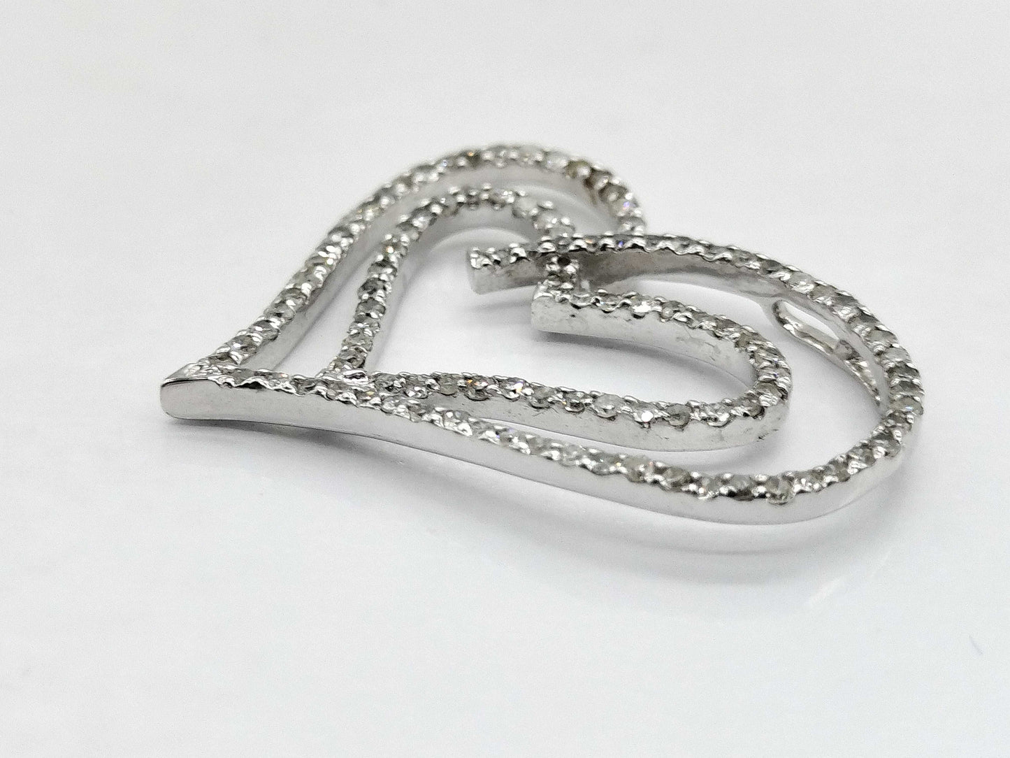D0.70ct K14WG 2.1g Pendant Top