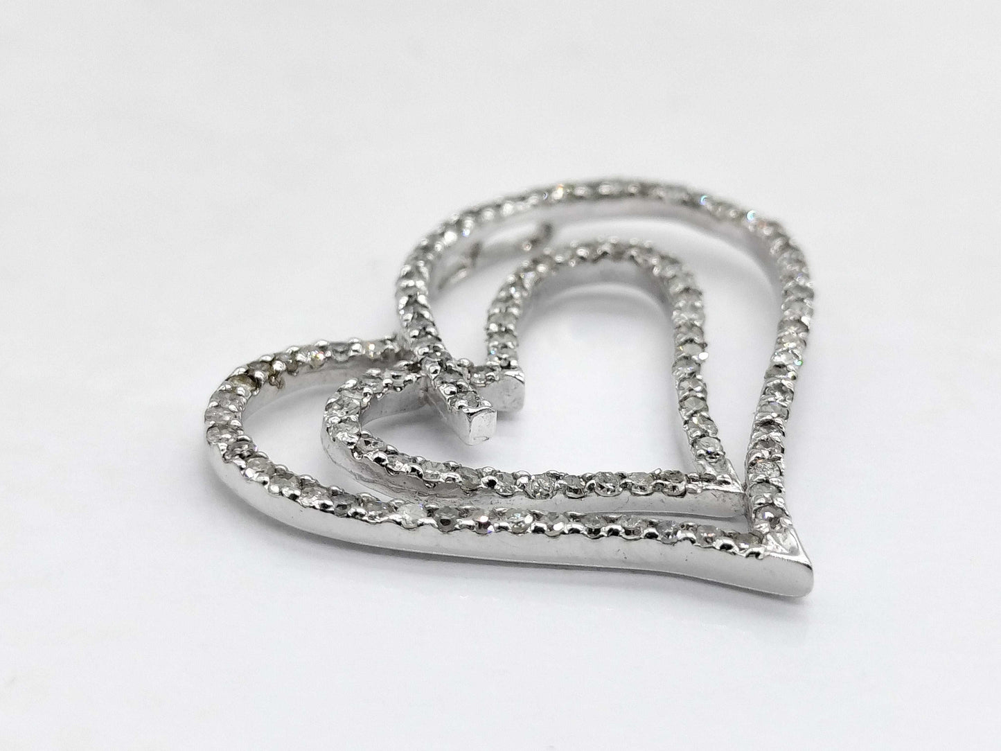 D0.70ct K14WG 2.1g Pendant Top