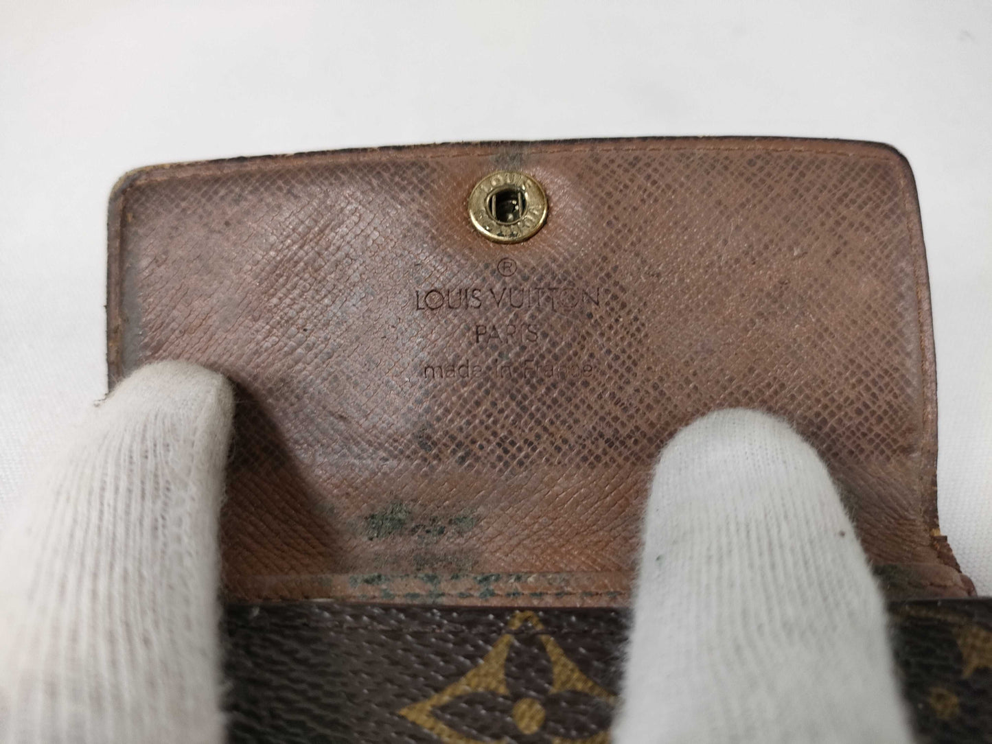 LOUIS VUITTON Monogram Monogram/Damier Azur Key Case Key Case/Key Holder