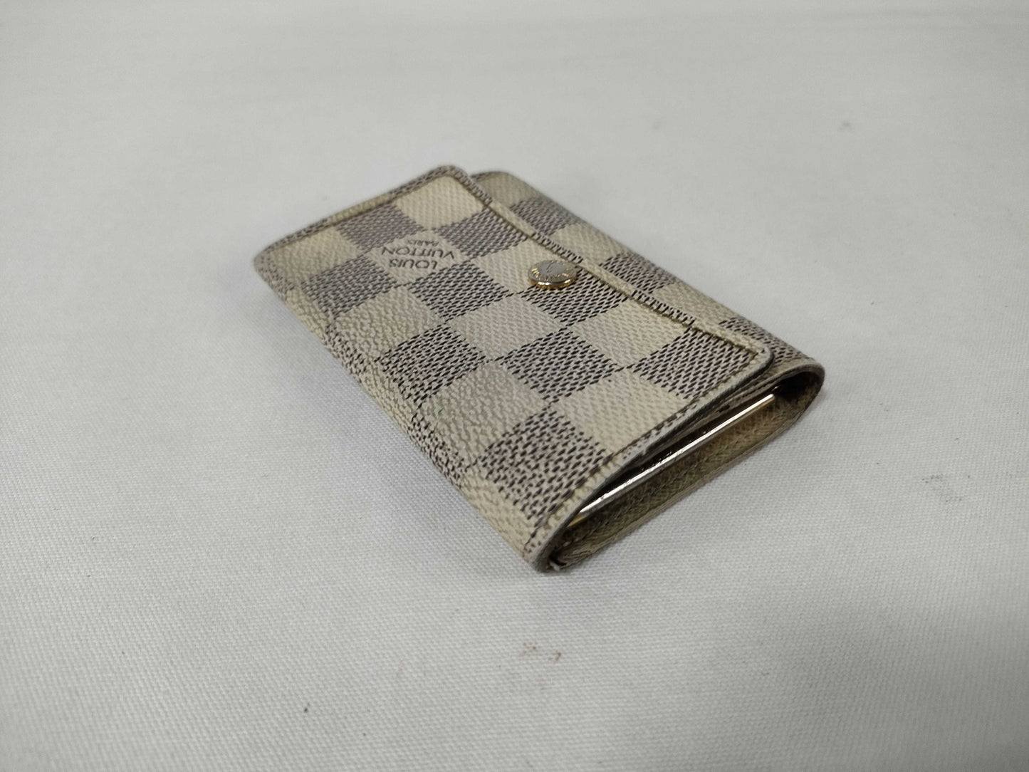 LOUIS VUITTON Monogram Monogram/Damier Azur Key Case Key Case/Key Holder