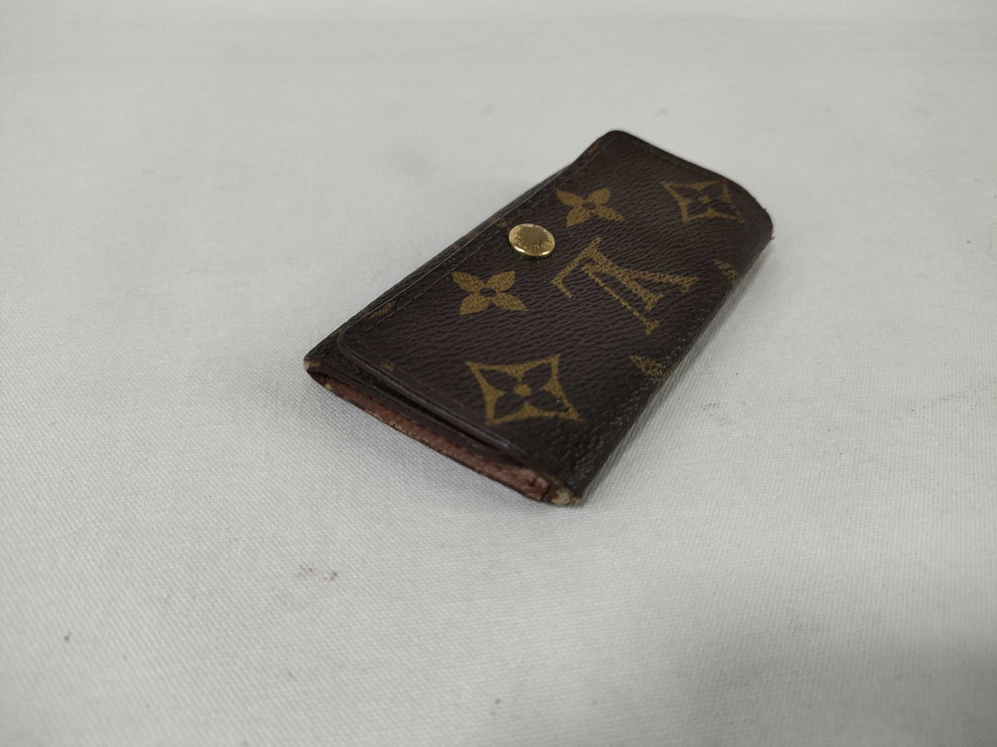 LOUIS VUITTON Monogram Monogram/Damier Azur Key Case Key Case/Key Holder