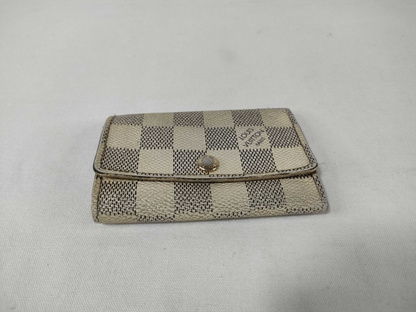 LOUIS VUITTON Monogram Monogram/Damier Azur Key Case Key Case/Key Holder