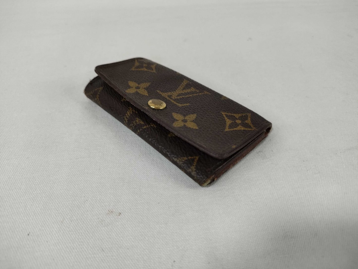 LOUIS VUITTON Monogram Monogram/Damier Azur Key Case Key Case/Key Holder