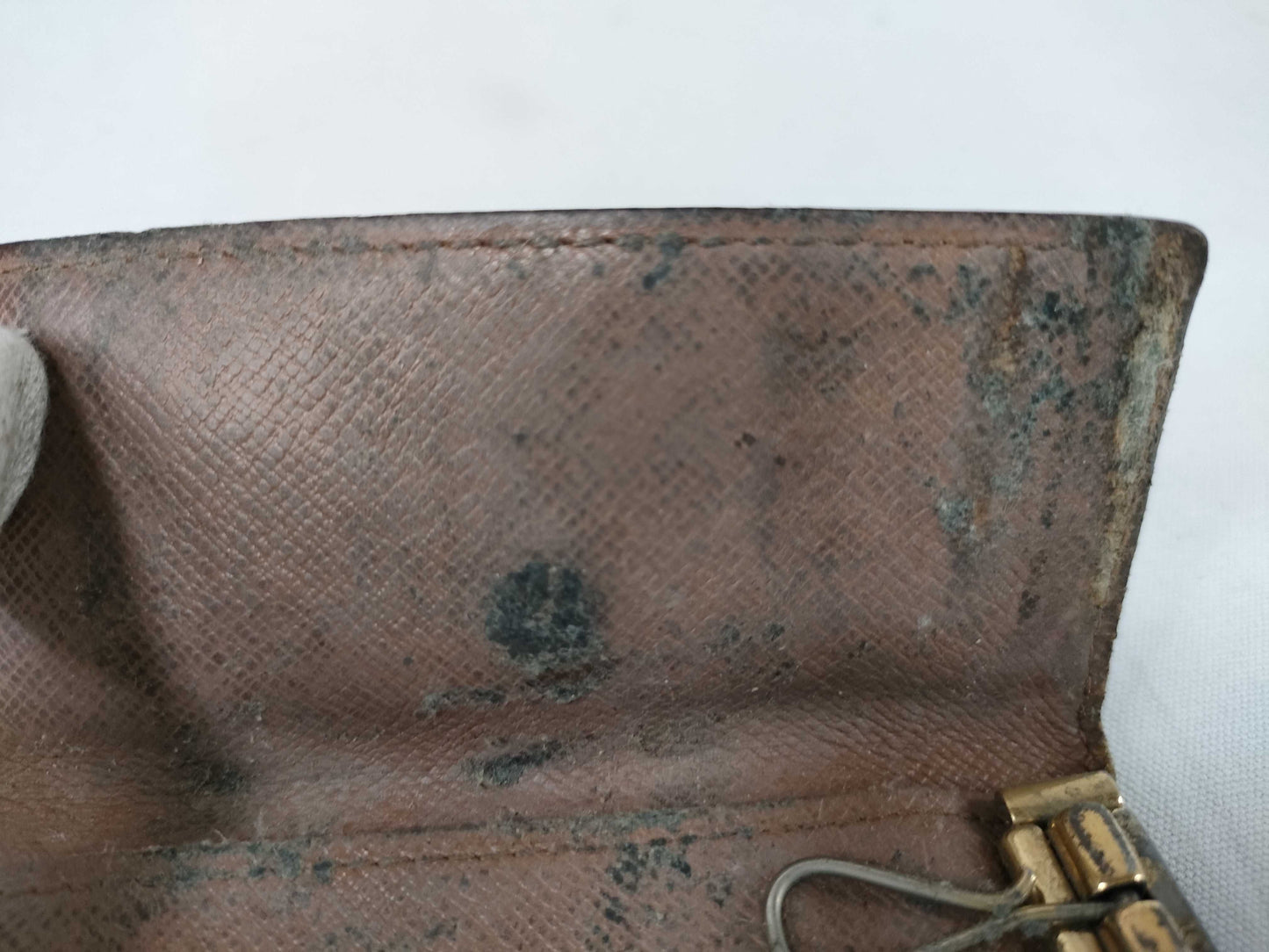LOUIS VUITTON Monogram Monogram/Damier Azur Key Case Key Case/Key Holder