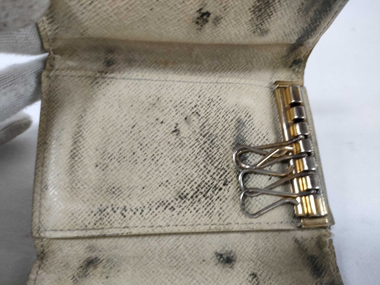 LOUIS VUITTON Monogram Monogram/Damier Azur Key Case Key Case/Key Holder