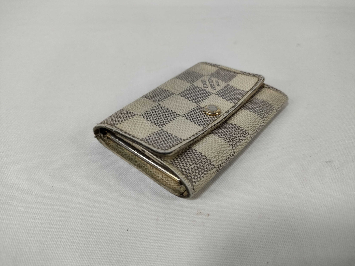 LOUIS VUITTON Monogram Monogram/Damier Azur Key Case Key Case/Key Holder