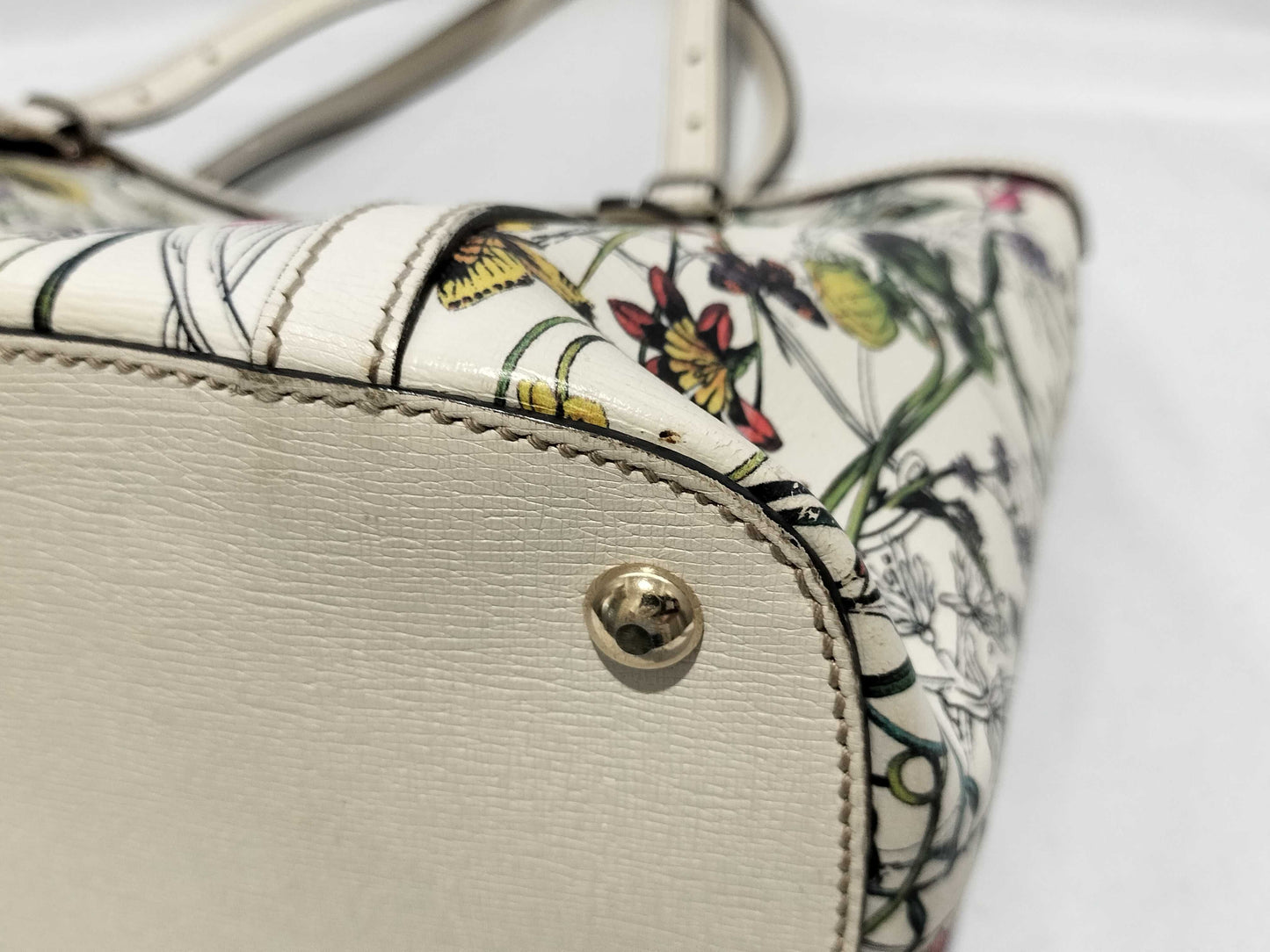 GUCCI 336776 Flower Tote Bag