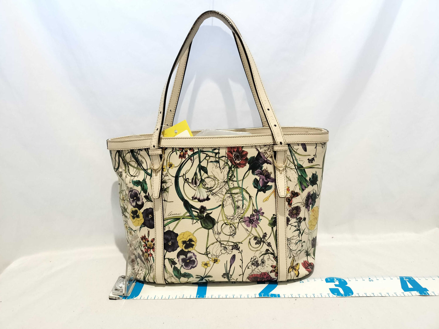 GUCCI 336776 Flower Tote Bag