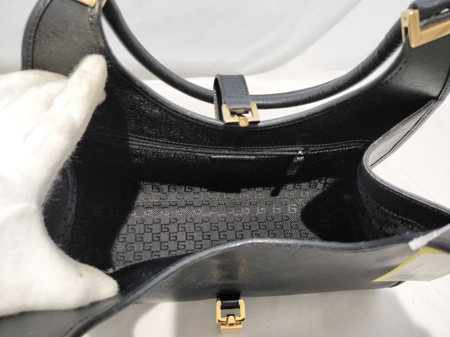 GUCCI Jackie Leather Hand 002 1067 Handbag
