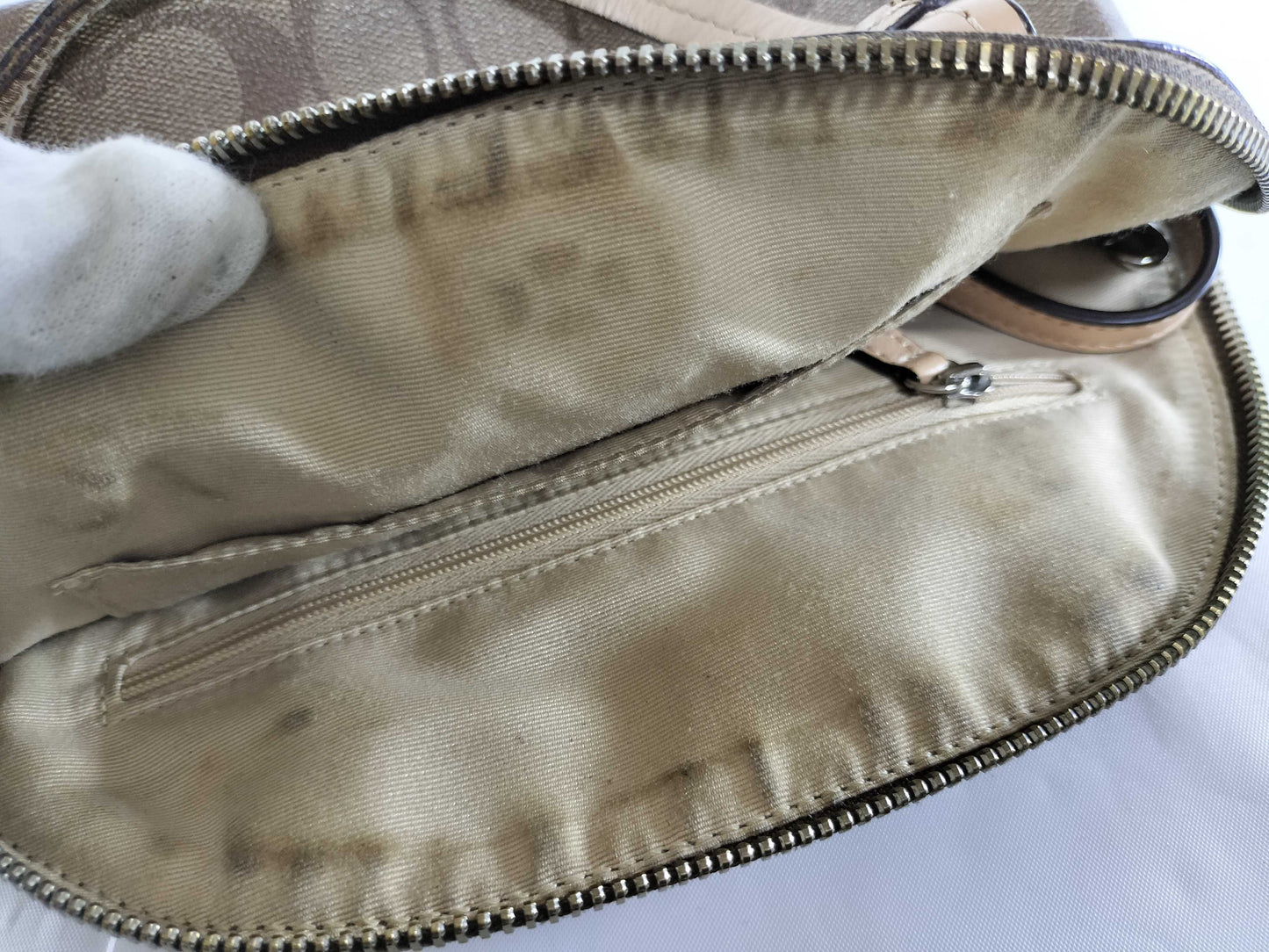COACH Signature 2-way Shoulder Bag, Long Wallet, Leather Folding Wallet, Shoulder Bag