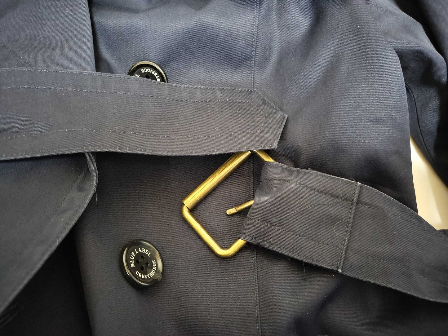 Blue Label Trench Coat Size 34