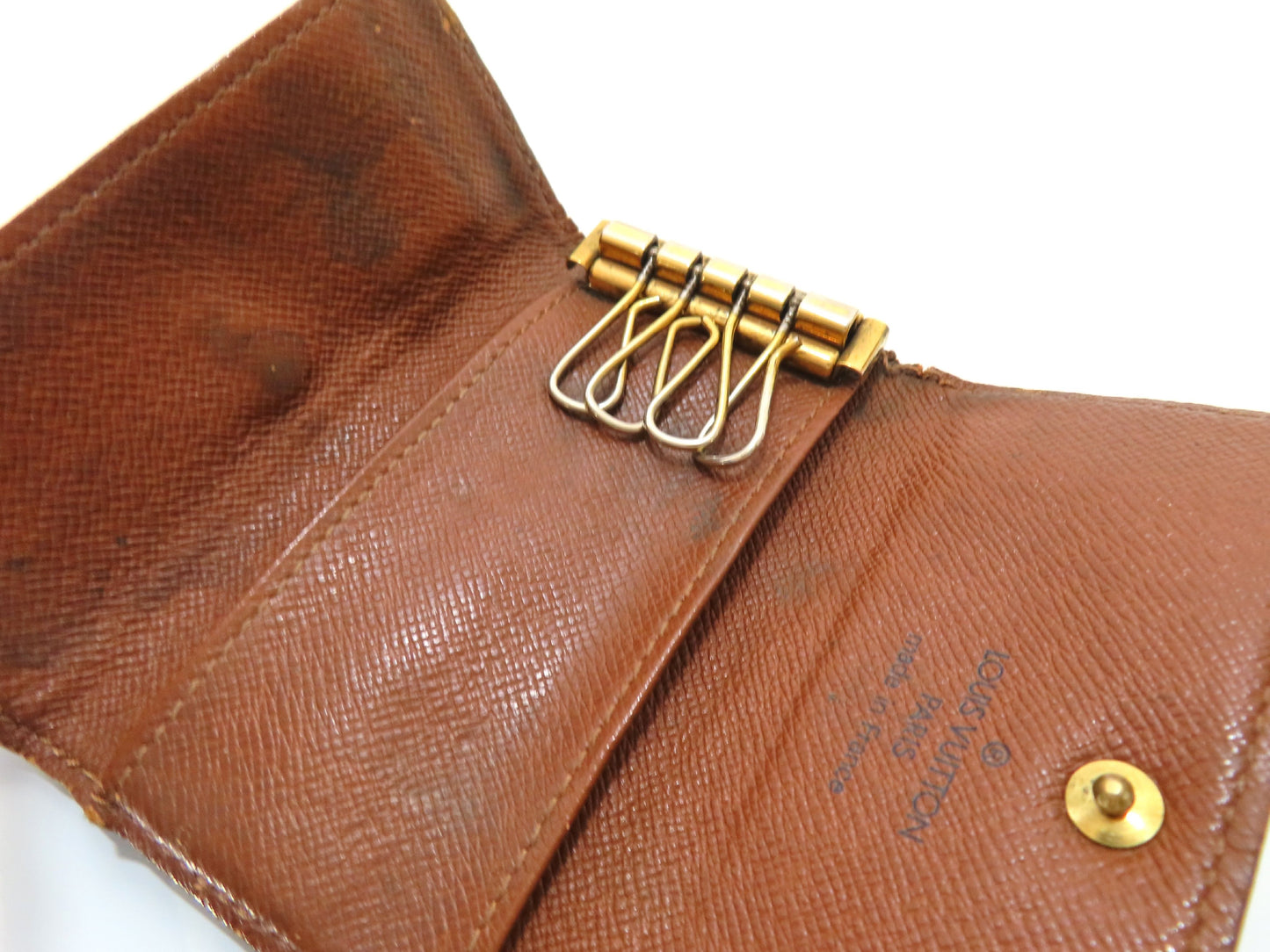 LOUIS VUITTON Monogram Folding Wallet, Key Case, Epi Leather Key Case, Wallet