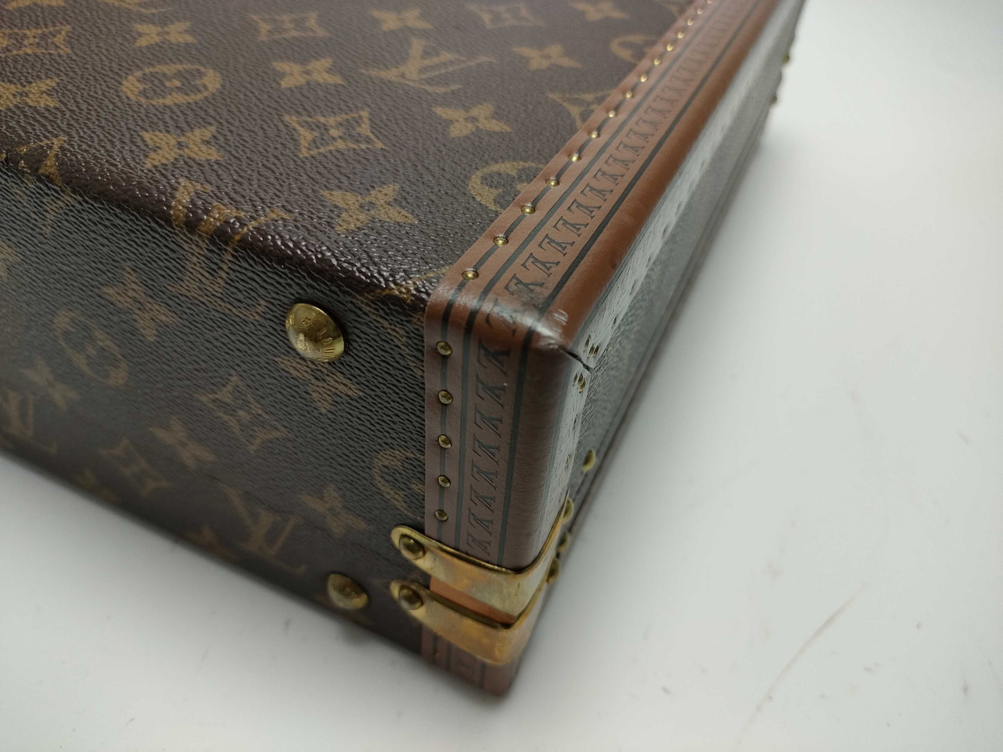 LOUIS VUITTON Monogram M53012 President Crassall Trunk Business Bag