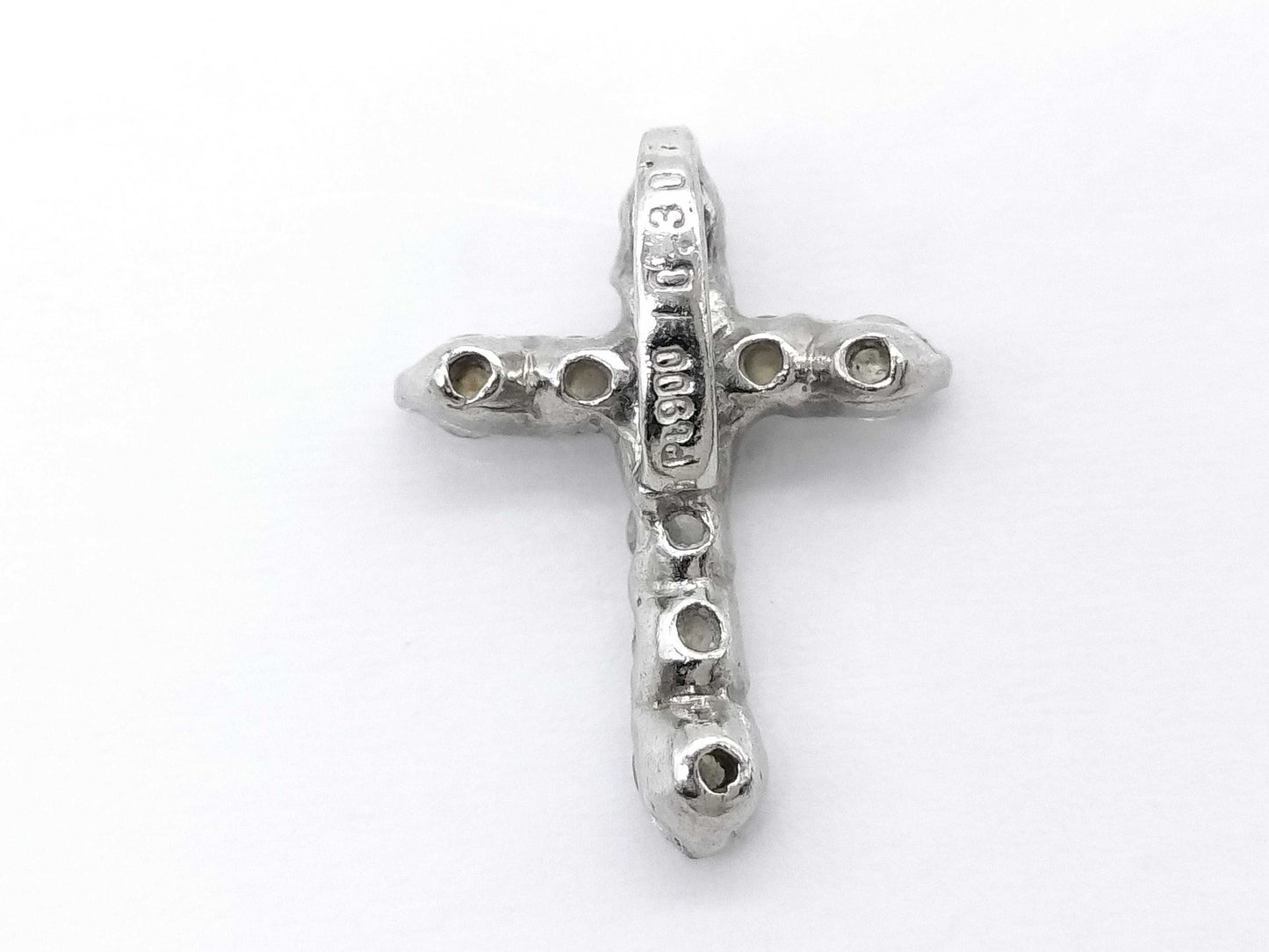 D0.30ct PT900 1.0g Pendant Top