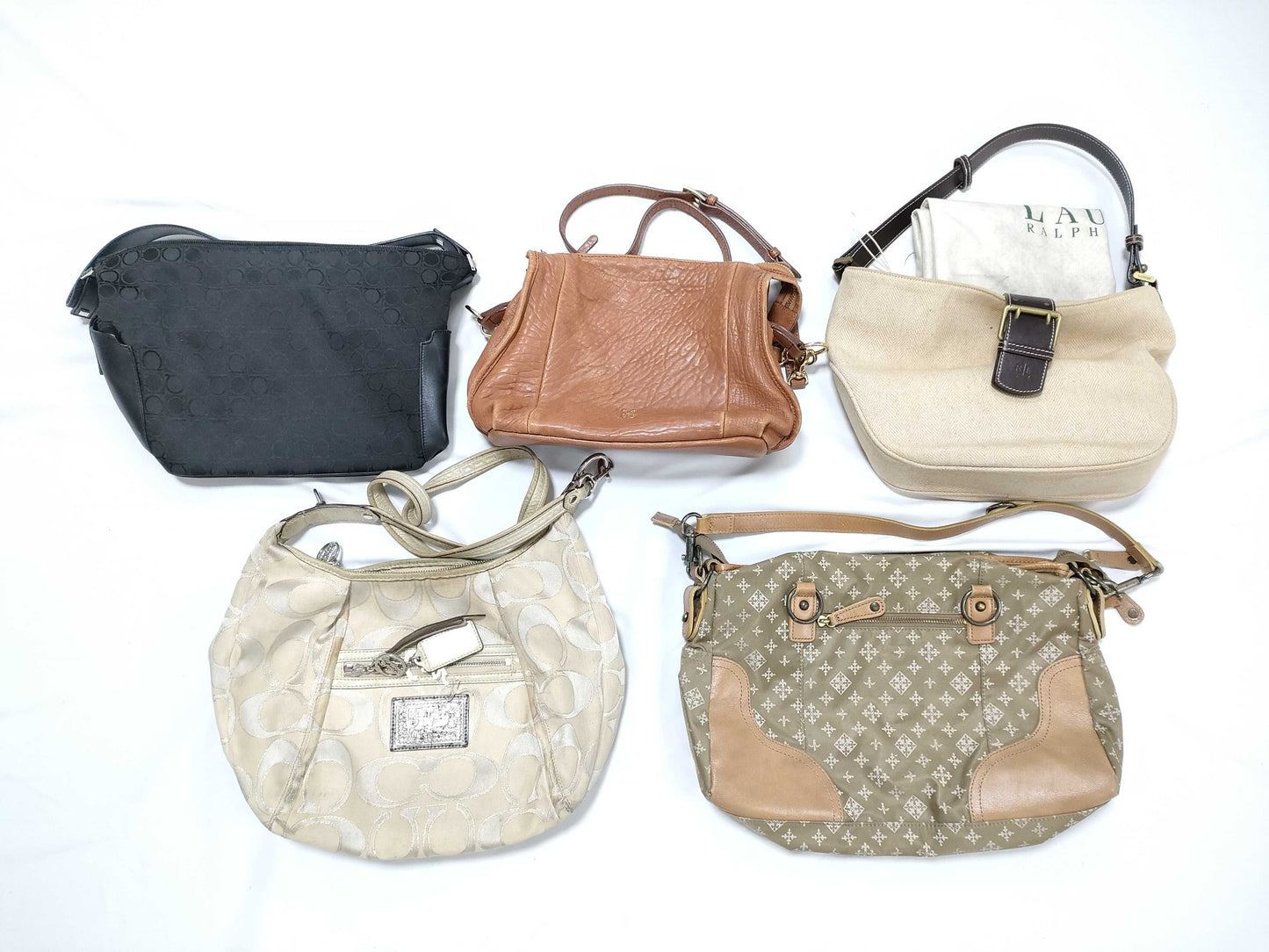 Salvatore Ferragamo Gancini one-shoulder bag / Coach / Ralph Lauren / Sazaby's / Russet etc. shoulder bags *5 pieces