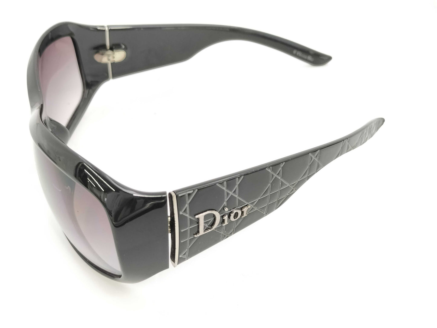 (10461_0337) ◆Dior Logo Cannage Black Sunglasses and Glasses