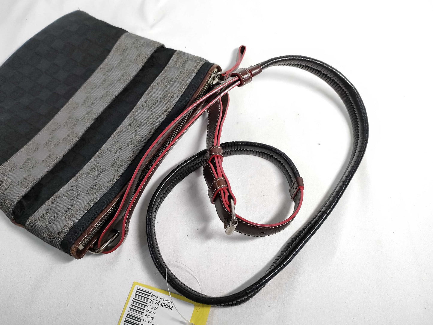 LOEWE Anagram Canvas Shoulder Bag