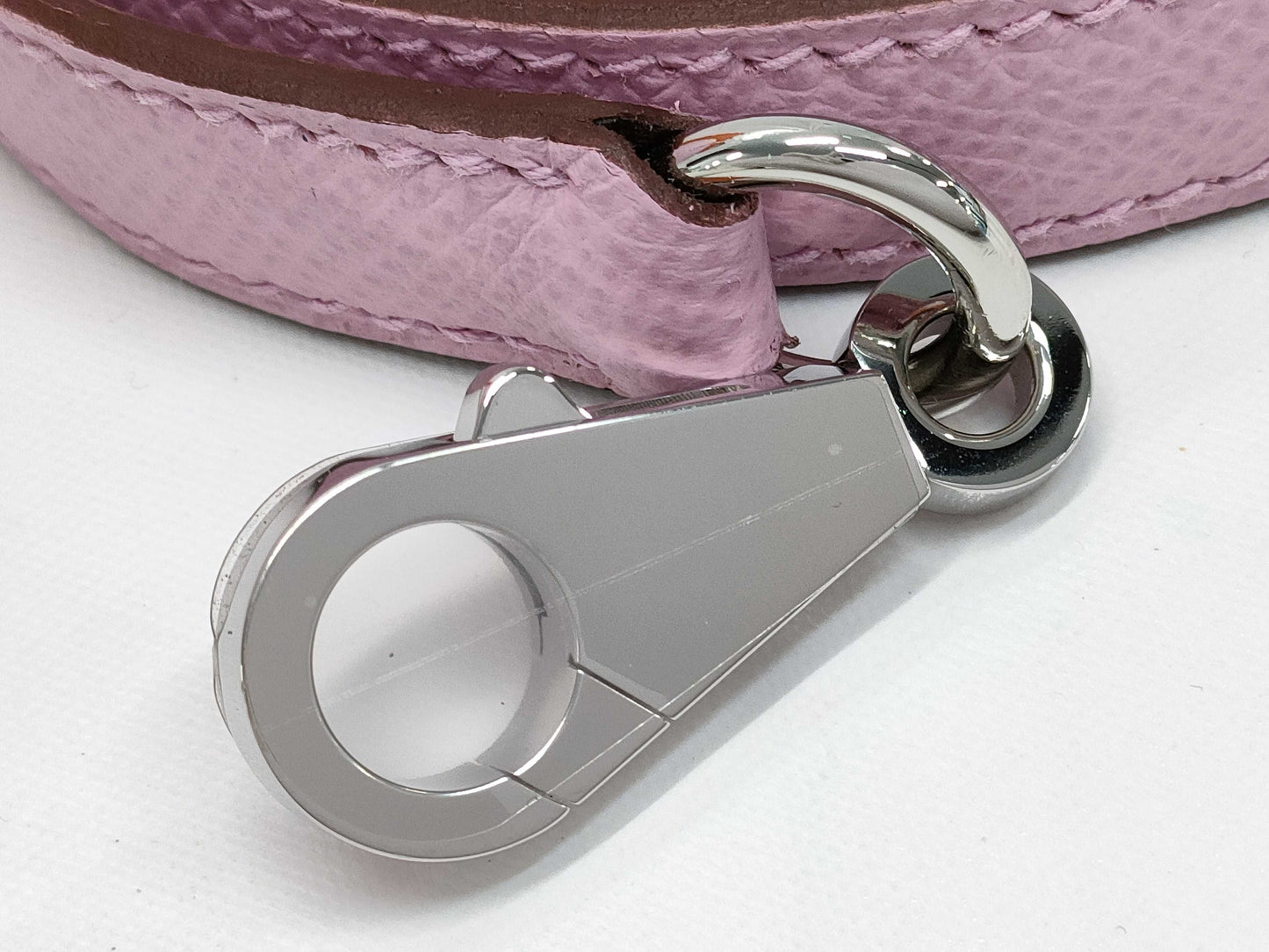 HERMES Bolide 25 Epsom Leather Mauve Silvestre Silver Hardware U Stamp Handbag