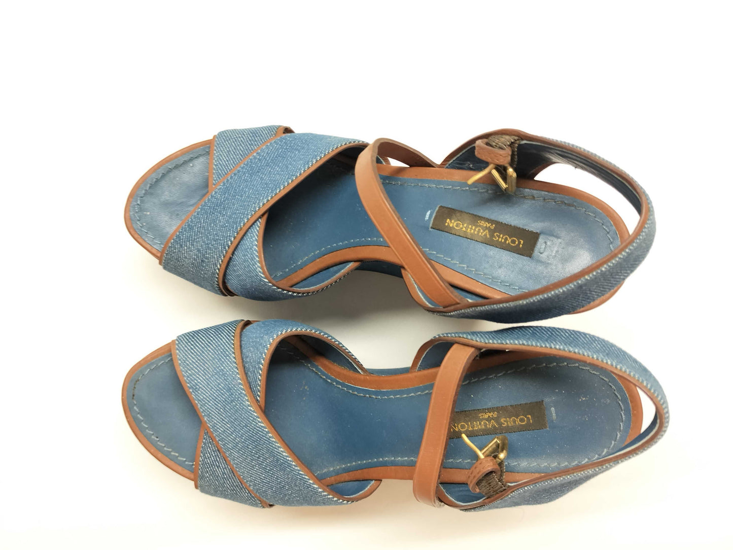 LOUIS VUITTON denim sandals sandals