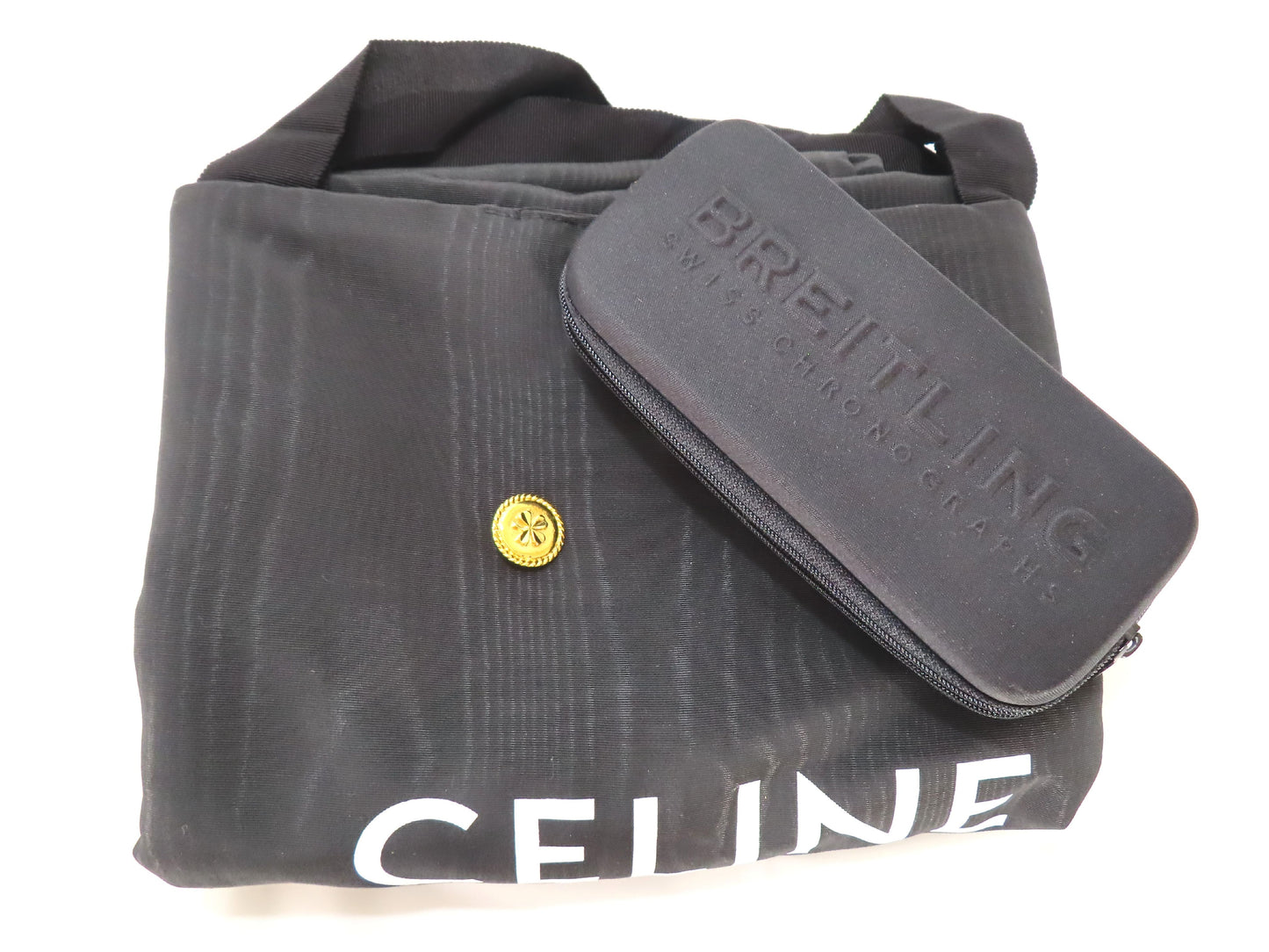 CHANEL Clover Button / Celine Garment / Breitling Case and Other Accessories