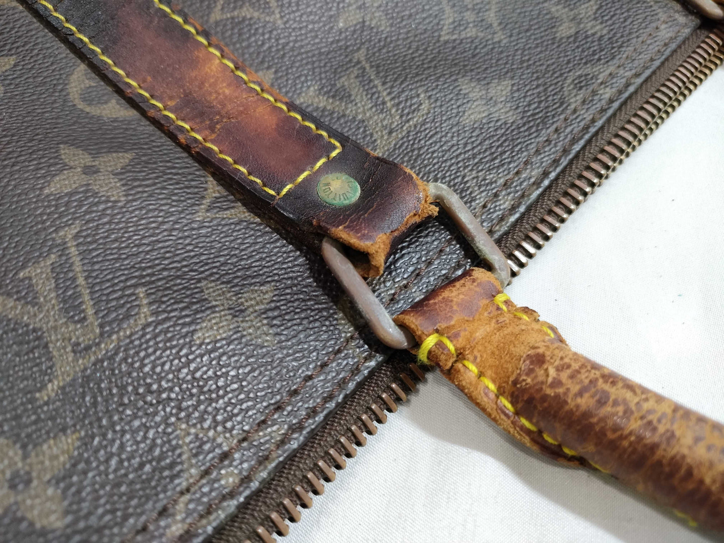 LOUIS VUITTON Monogram Keepall Boston Bag
