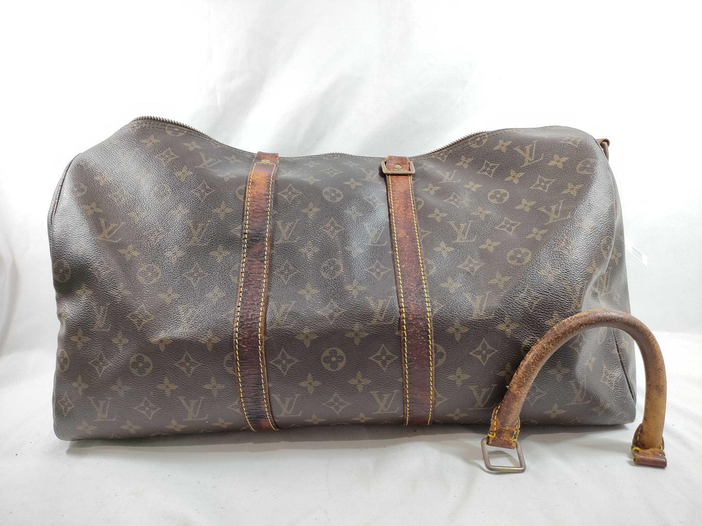 LOUIS VUITTON Monogram Keepall Boston Bag