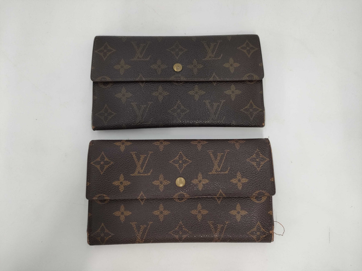 (10463_0033) LOUIS VUITTON Monogram M61217/T61216 Long Wallet Set of 2 Wallets