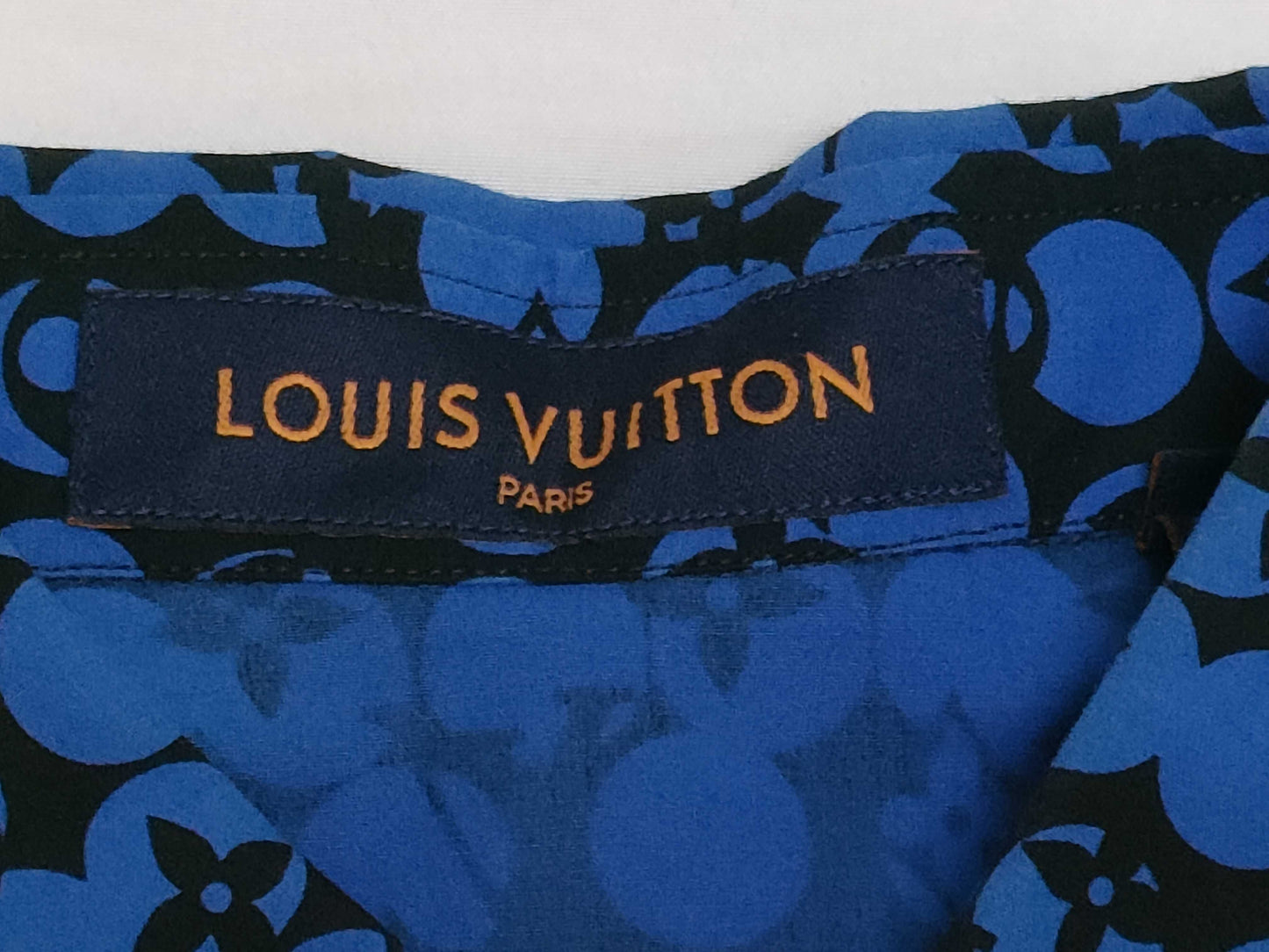 LOUIS VUITTON Perforated All-Over Print Shirt 19AW Shirt