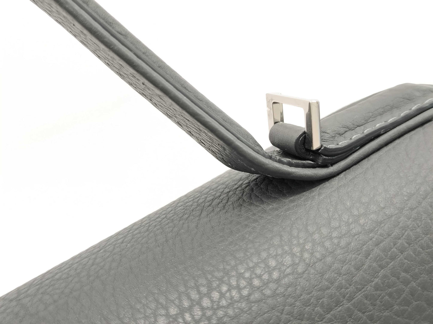Delvaux MM/Gray Handbag