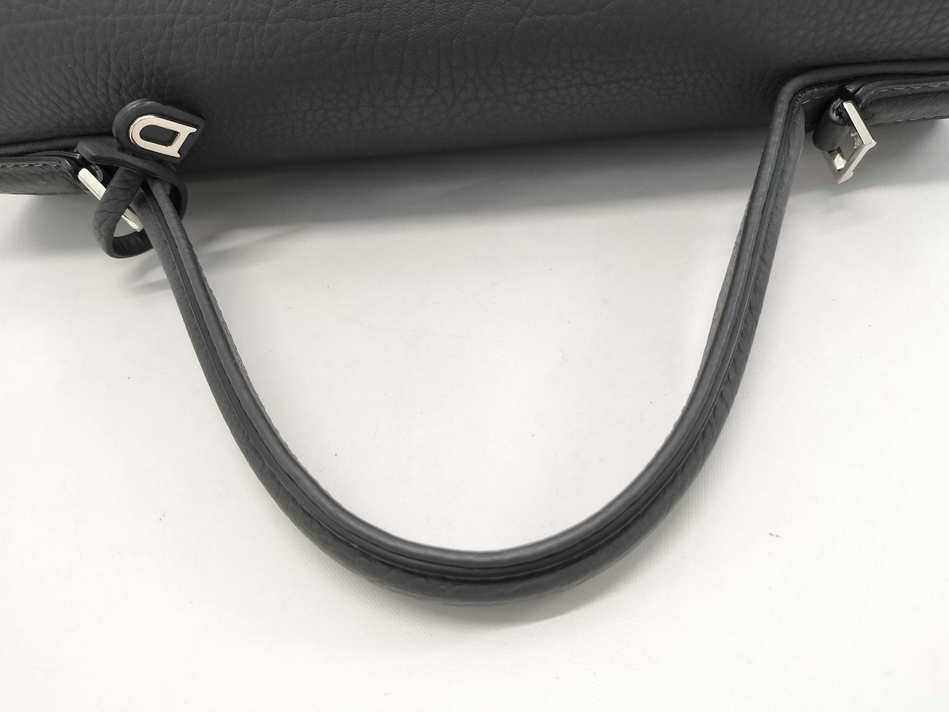 Delvaux MM/Gray Handbag